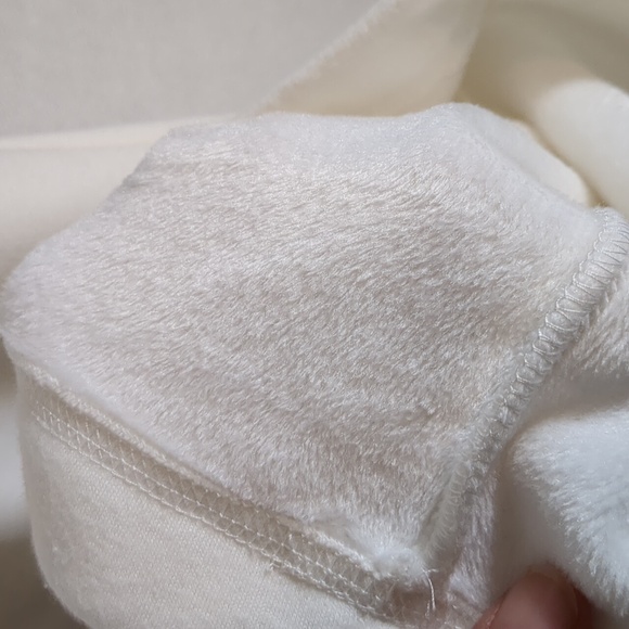 UGG Women's Collins Wide Leg Cream Super Soft Fleece Casual Pants Size Large - Picture 8 of 12